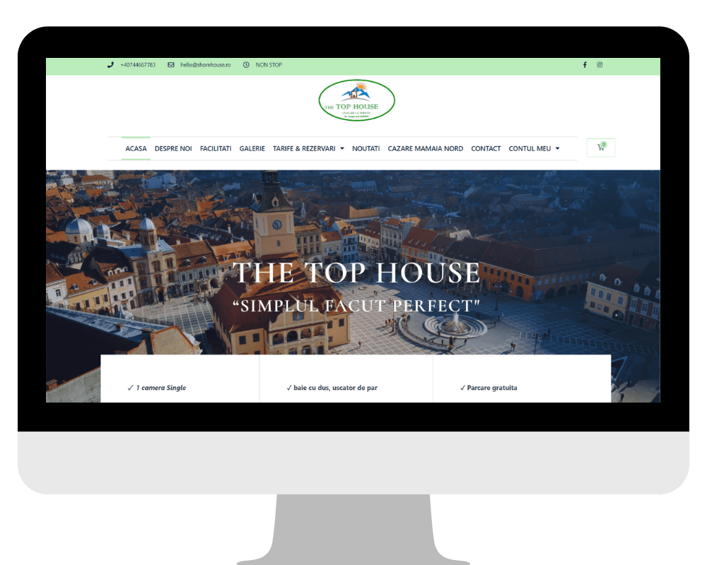 Website The Top House